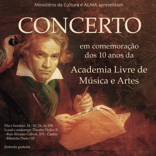 Alma celebra 10 anos de atividade com concerto no Theatro Pedro II